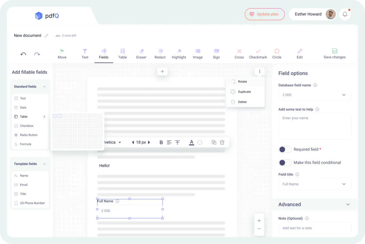 Create from Scratch